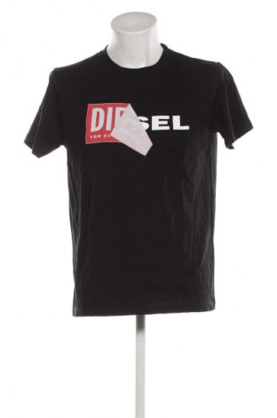 Мъжка тениска Diesel, Размер XL, Цвят Черен, Цена 43,97 €