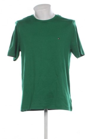 Męski T-shirt Tommy Hilfiger, Rozmiar L, Kolor Zielony, Cena 190,99 zł
