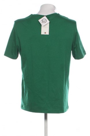 Męski T-shirt Tommy Hilfiger, Rozmiar L, Kolor Zielony, Cena 190,99 zł
