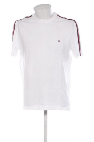 Męski T-shirt Tommy Hilfiger, Rozmiar L, Kolor Biały, Cena 81,99 zł, #134839472