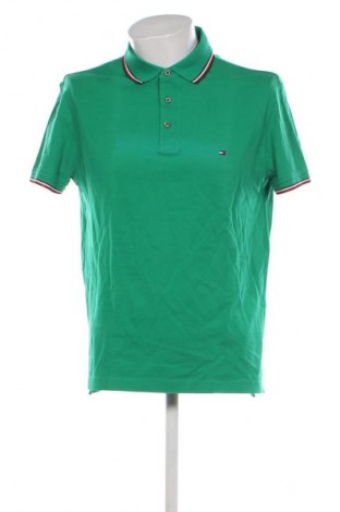 Męski T-shirt Tommy Hilfiger, Rozmiar XL, Kolor Zielony, Cena 191,99 zł, #134840088