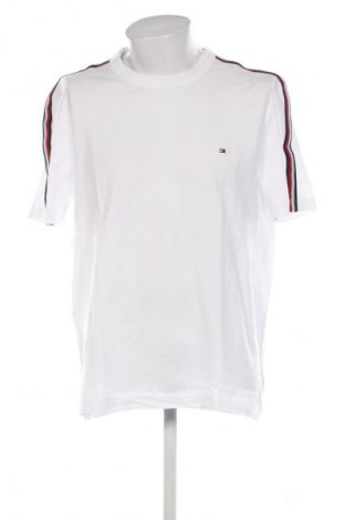 Męski T-shirt Tommy Hilfiger, Rozmiar XXL, Kolor Biały, Cena 271,99 zł, #134840450