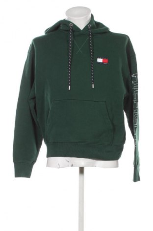 Férfi sweatshirt Tommy Jeans, Méret S, Szín Zöld, Ár 23 989 Ft
