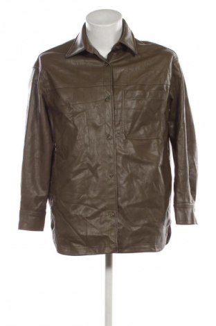 Ανδρικό δερμάτινο μπουφάν H&M, Μέγεθος M, Χρώμα Πράσινο, Τιμή 12,99 €