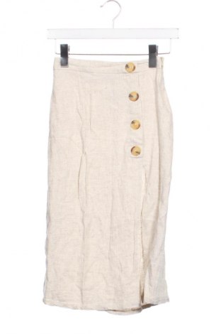 Rock Bershka, Größe S, Farbe Beige, Preis 8,99 €