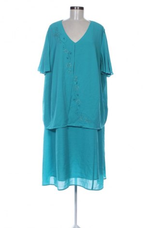Kleid M. Collection, Größe 5XL, Farbe Grün, Preis 25,99 €