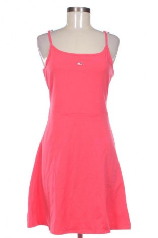 Sukienka Tommy Jeans, Rozmiar L, Kolor Różowy, Cena 315,99 zł, #134819266