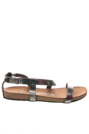 Sandalen Comfortfüße, Größe 38, Farbe Silber, Preis 50,99 €