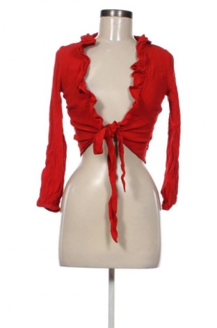 Γυναικεία μπλούζα Bershka, Μέγεθος XS, Χρώμα Κόκκινο, Τιμή 3,99 €