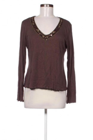 Дамска блуза Marks & Spencer, Размер L, Цвят Кафяв, Цена 5,62 €