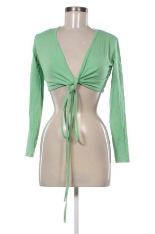 Дамска блуза Sinsay, Размер S, Цвят Зелен, Цена 4,09 €
