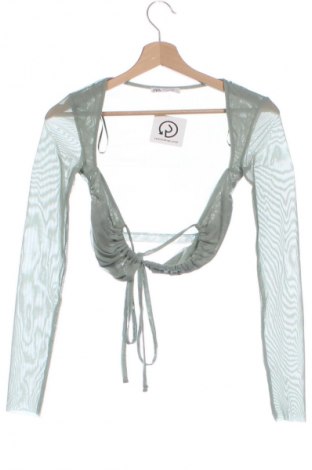 Bluzka damska Zara, Rozmiar S, Kolor Zielony, Cena 11,99 zł