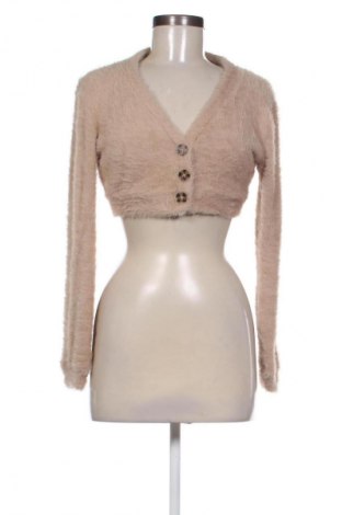 Damski kardigan Bershka, Rozmiar M, Kolor Brązowy, Cena 9,99 zł