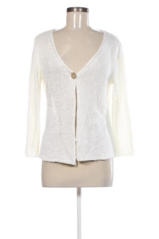 Damen Strickjacke Cassis, Größe L, Farbe Weiß, Preis € 2,99