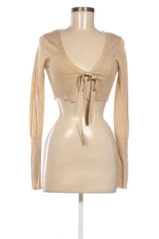 Damski kardigan Unbranded, Rozmiar M, Kolor Złocisty, Cena 59,99 zł