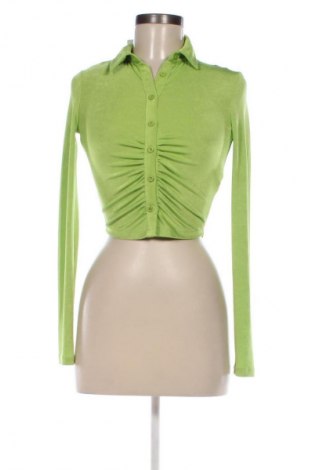 Дамска риза Pull&Bear, Размер S, Цвят Зелен, Цена 2,55 €