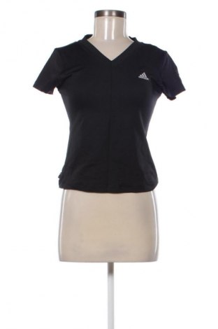 Γυναικείο t-shirt Adidas, Μέγεθος M, Χρώμα Μαύρο, Τιμή 7,99 €