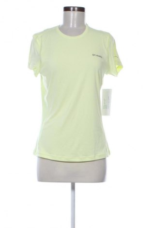 Γυναικείο t-shirt Columbia, Μέγεθος M, Χρώμα Κίτρινο, Τιμή 22,99 €