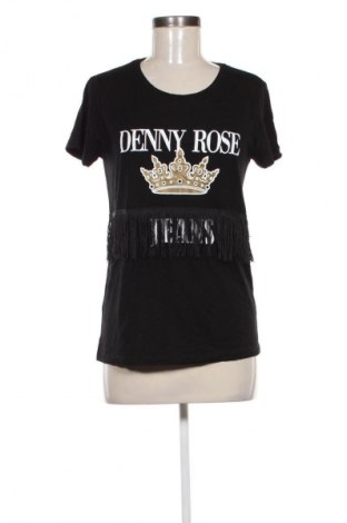 Damski T-shirt Denny Rose, Rozmiar M, Kolor Czarny, Cena 12,99 zł