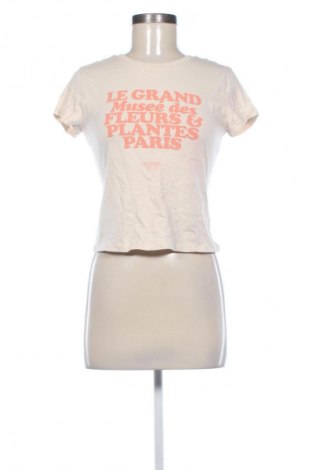 Damski T-shirt H&M, Rozmiar S, Kolor Beżowy, Cena 6,99 zł