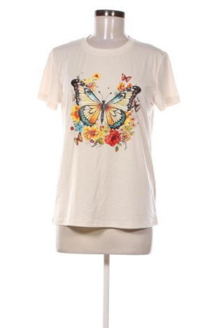 Γυναικείο t-shirt Unbranded, Μέγεθος S, Χρώμα Εκρού, Τιμή 4,99 €