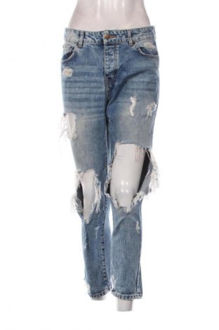 Дамски дънки Bershka, Размер M, Цвят Син, Цена 5,96 €