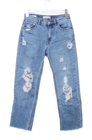 Дамски дънки Pull&Bear, Размер XS, Цвят Син, Цена 4,80 €