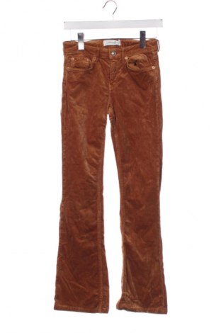 Дамски джинси Zara, Размер XS, Цвят Кафяв, Цена 3,57 €
