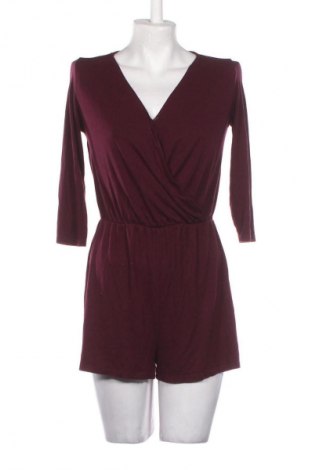 Damski krótki kombinezon Bershka, Rozmiar L, Kolor Fioletowy, Cena 51,99 zł