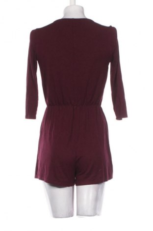 Damski krótki kombinezon Bershka, Rozmiar L, Kolor Fioletowy, Cena 51,99 zł