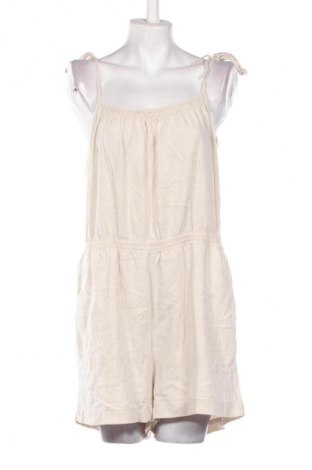 Kurzer Damenoverall H&M, Größe XXL, Farbe Beige, Preis 22,99 €