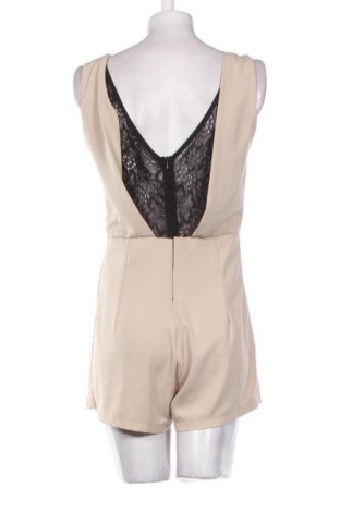 Дамски къс гащеризон Unbranded, Размер M, Цвят Бежов, Цена 18,40 €