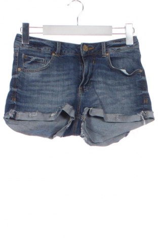 Damskie szorty Bershka, Rozmiar S, Kolor Niebieski, Cena 27,99 zł