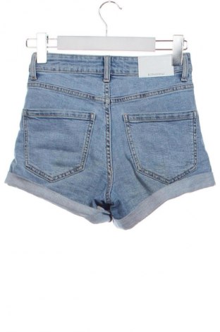 Дамски къс панталон Stradivarius, Размер XXS, Цвят Син, Цена 6,13 €
