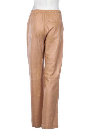 Дамски кожен панталон Zara, Размер S, Цвят Бежов, Цена 38,34 €