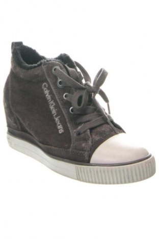Γυναικεία παπούτσια Calvin Klein Jeans, Μέγεθος 36, Χρώμα Γκρί, Τιμή 17,99 €