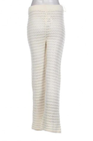 Damskie spodnie Qed London, Rozmiar L, Kolor ecru, Cena 11,99 zł