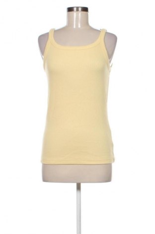 Damska koszulka na ramiączkach Kaffe, Rozmiar L, Kolor Żółty, Cena 33,99 zł