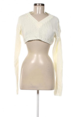 Pulover de femei Boohoo, Mărime M, Culoare Ecru, Preț 11,99 Lei