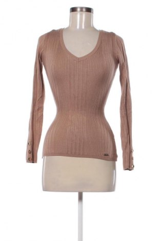 Дамски пуловер Guess, Размер M, Цвят Кафяв, Цена 29,65 €