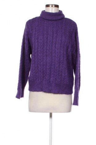 Damski sweter Laura Torelli, Rozmiar M, Kolor Fioletowy, Cena 42,77 zł