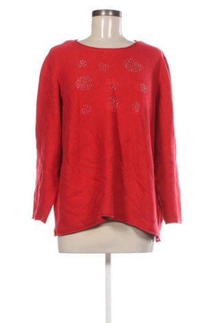 Γυναικείο πουλόβερ Rabe, Μέγεθος XXL, Χρώμα Κόκκινο, Τιμή 31,99 €