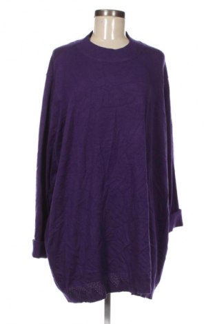 Dámský svetr Ulla Popken, Velikost 4XL, Barva Fialová, Cena  589,00 Kč