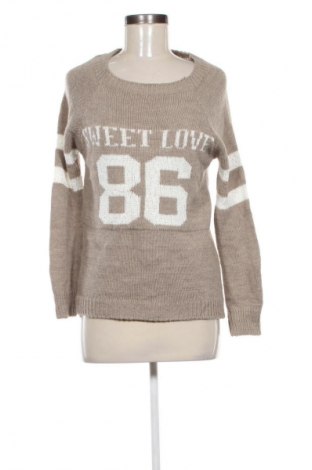Damski sweter Unbranded, Rozmiar M, Kolor Beżowy, Cena 13,99 zł