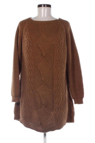 Γυναικείο πουλόβερ Unbranded, Μέγεθος XXL, Χρώμα Καφέ, Τιμή 16,99 €