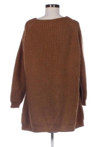 Γυναικείο πουλόβερ Unbranded, Μέγεθος XXL, Χρώμα Καφέ, Τιμή 16,99 €