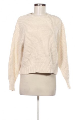 Damski sweter Zara, Rozmiar L, Kolor ecru, Cena 57,99 zł