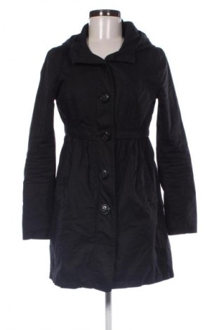 Дамски шлифер H&M Divided, Размер S, Цвят Черен, Цена 10,73 €