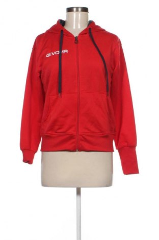 Damen Sweatshirt Givova, Größe L, Farbe Rot, Preis € 11,99