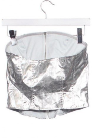 Дамски топ H&M Divided, Размер S, Цвят Сребрист, Цена 7,15 €